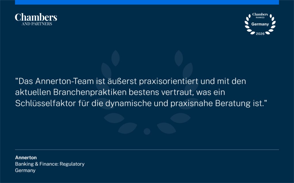 „Das Annerton-Team ist äußerst praxisorientiert und mit den aktuellen Branchenpraktiken bestens vertraut, was ein Schlüsselfaktor für die dynamische und praxisnahe Beratung ist.“